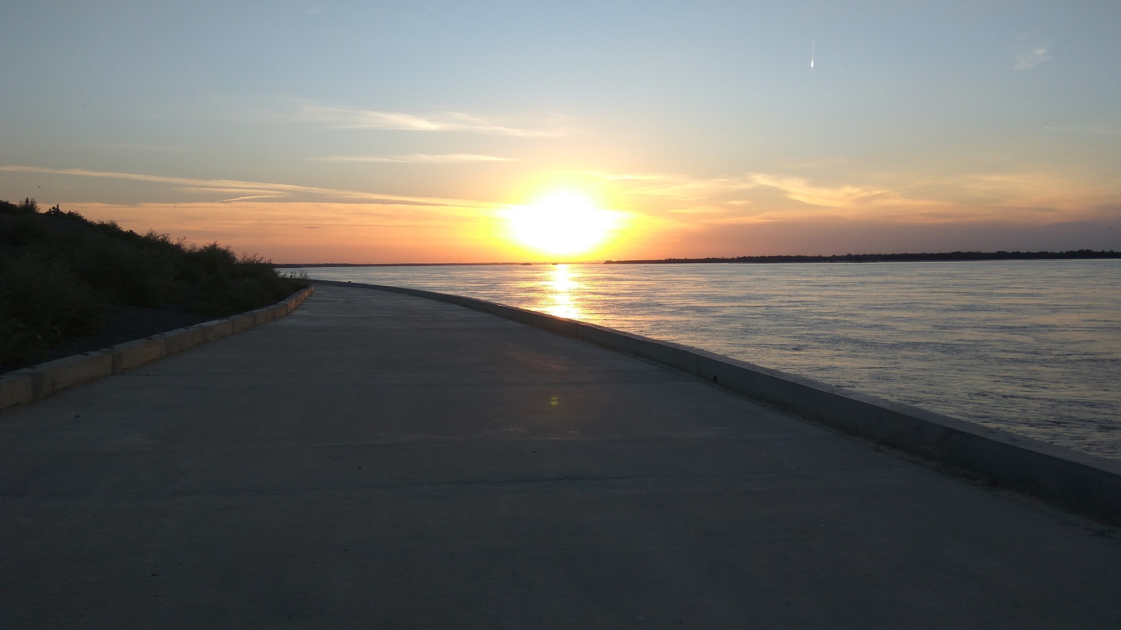 Evening on the Volga - My, Sunset, Evening, Volga, River, Volga river