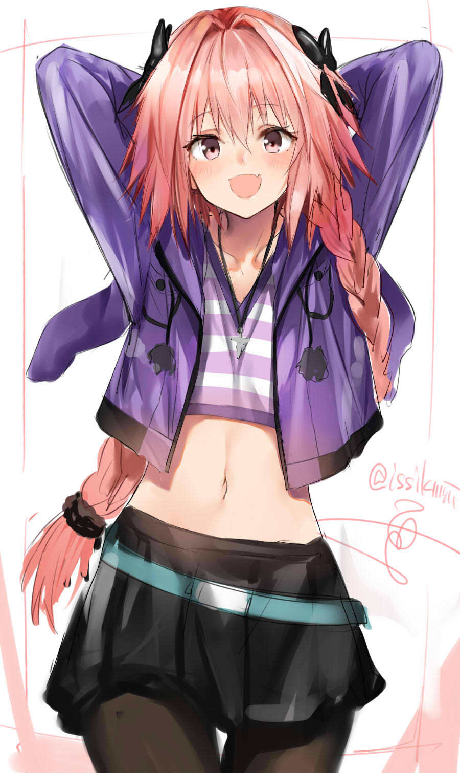 Rider of black - Anime art, Anime, Astolfo, Fate