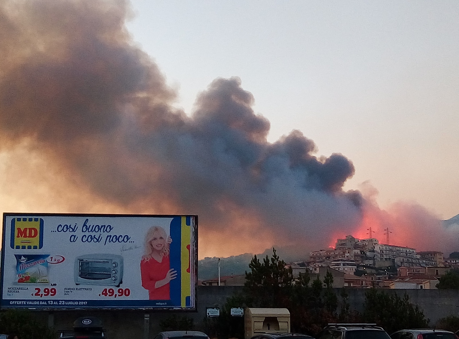 Fires continue in southern Italy - My, Catastrophe, Italy, Carelessness, Longpost