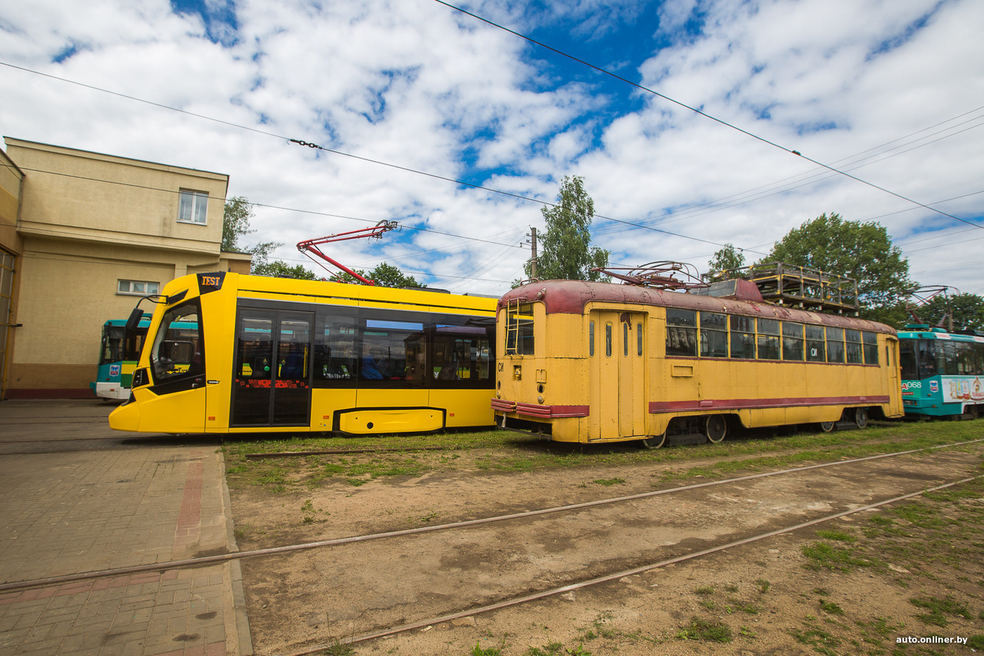 New tram is being tested in Minsk - Tram, Minsk, Test