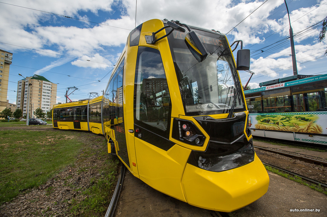 New tram is being tested in Minsk - Tram, Minsk, Test