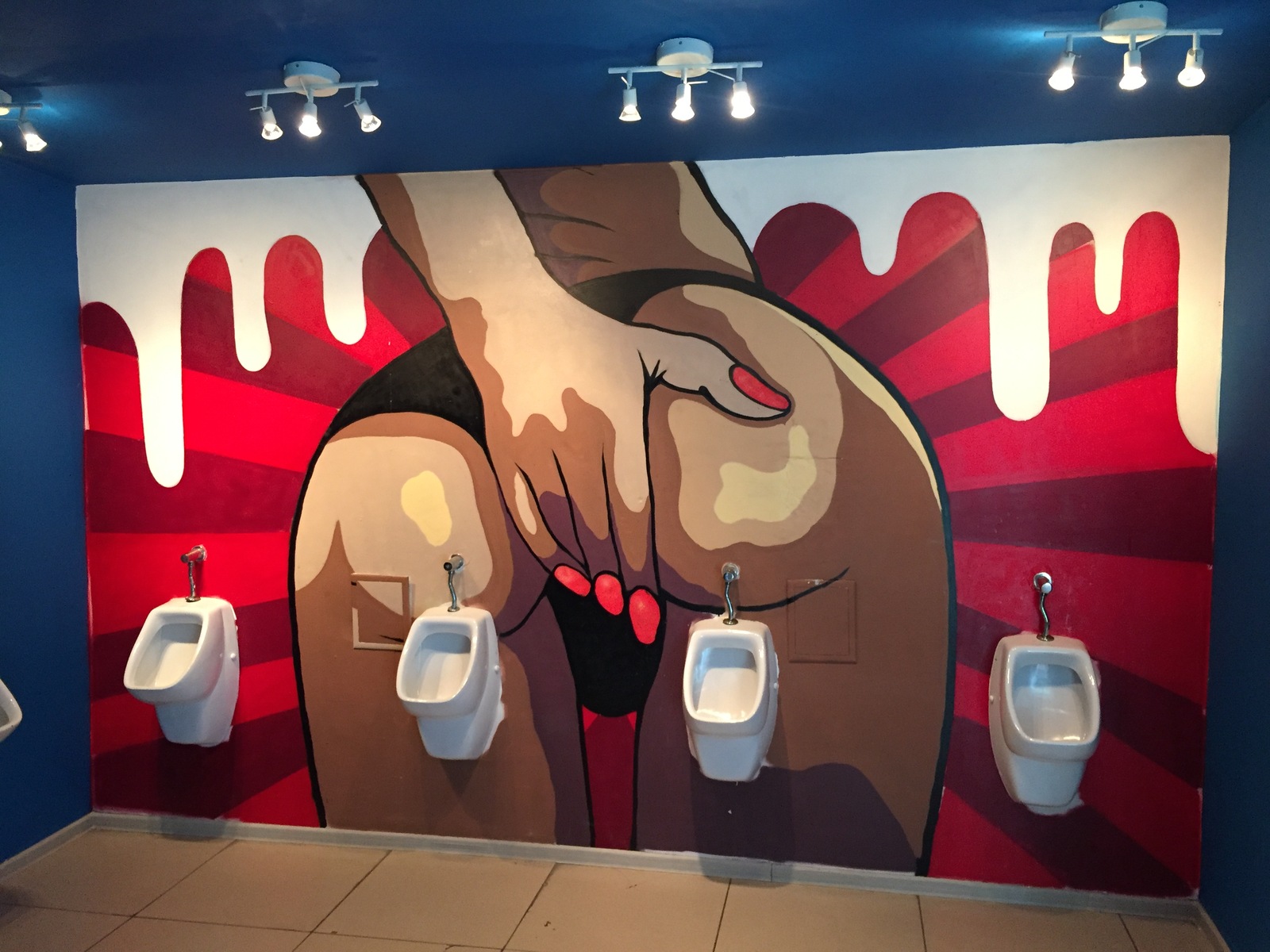 Toilet with a twist - NSFW, My, Toilet, Клуб, Booty