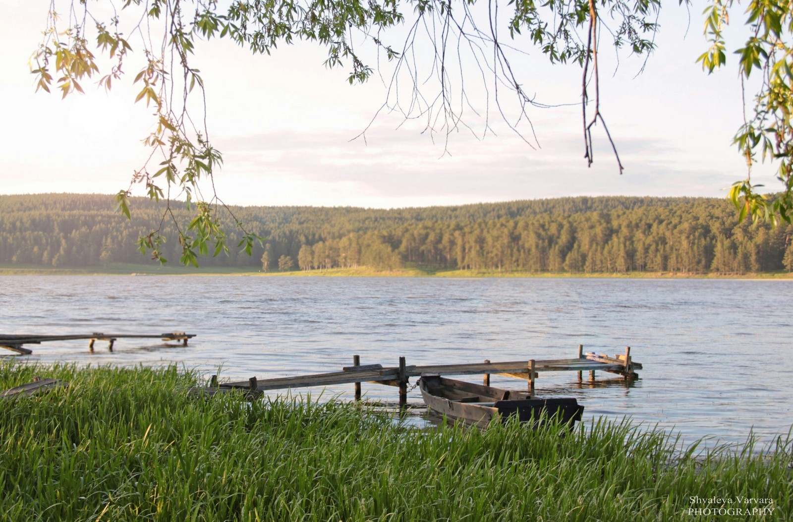 Far from big cities - My, A boat, Evening, Canon, The photo, Sunset