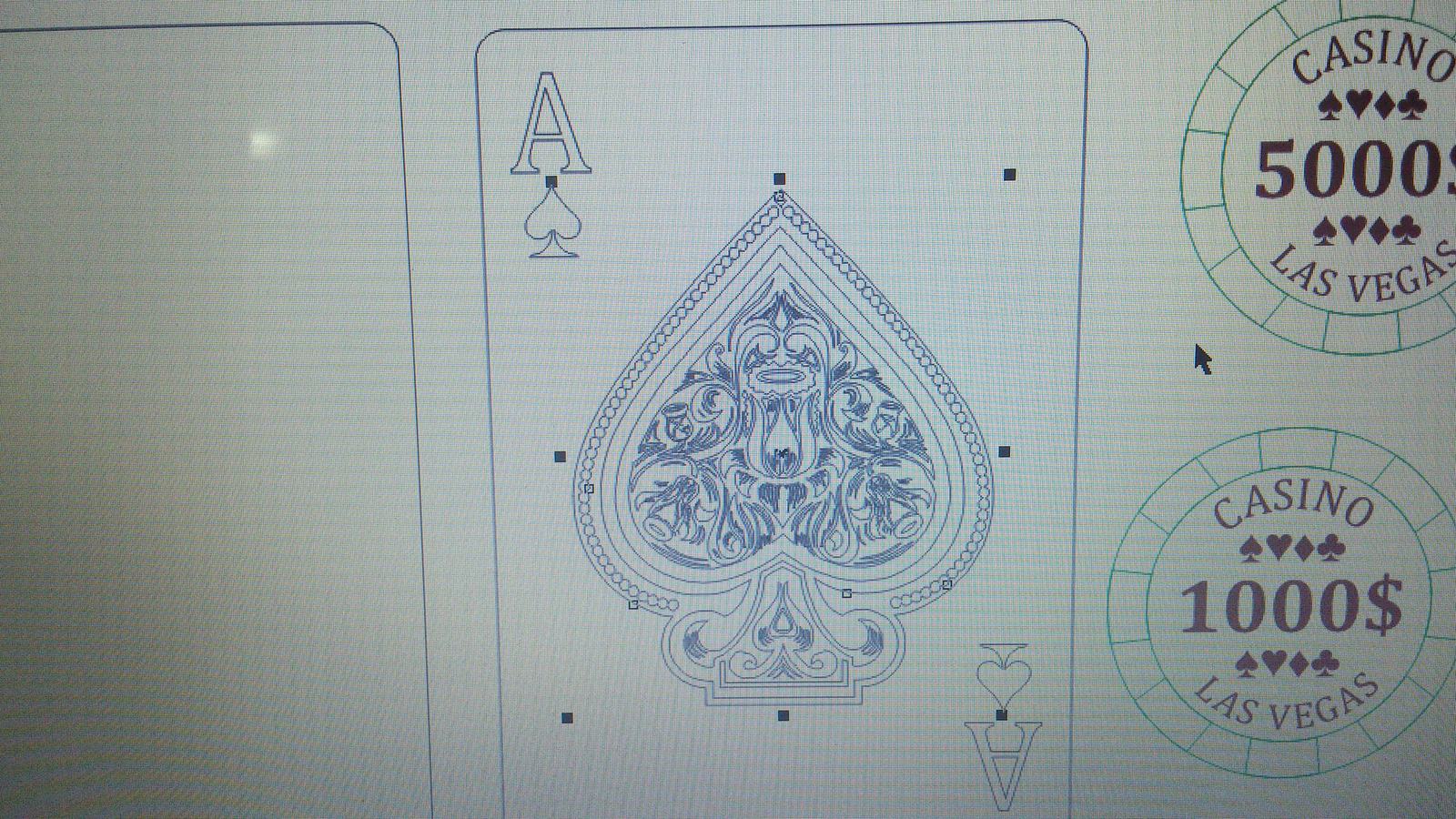 Royal flush - My, Laser cutting, Tree, With your own hands, Decor, Poker, Needlework with process, Longpost