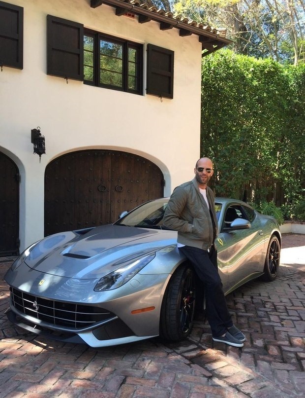 Jason Statham and his car - Jason Statham, Ferrari, Longpost