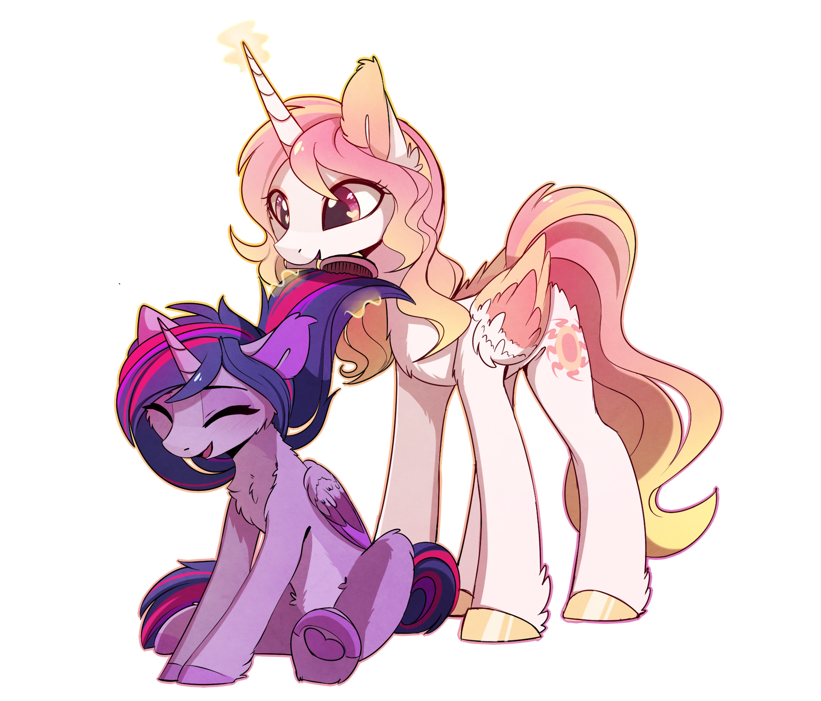 Cool hairstyles - My Little Pony, PonyArt, Princess Celestia, Twilight sparkle, Magnaluna