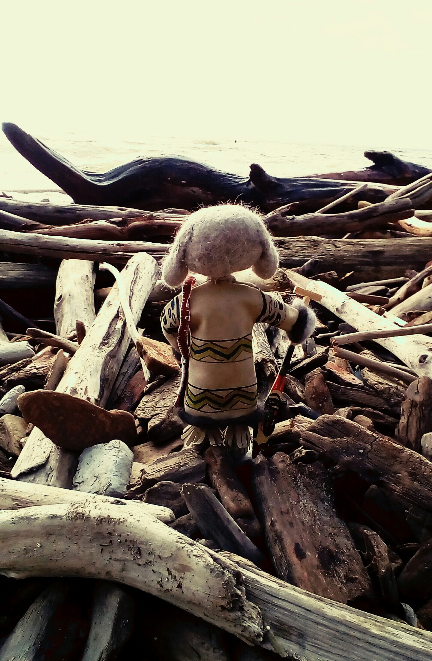 Short, philosophical. - My, Needlework, Loneliness, Cheburashka