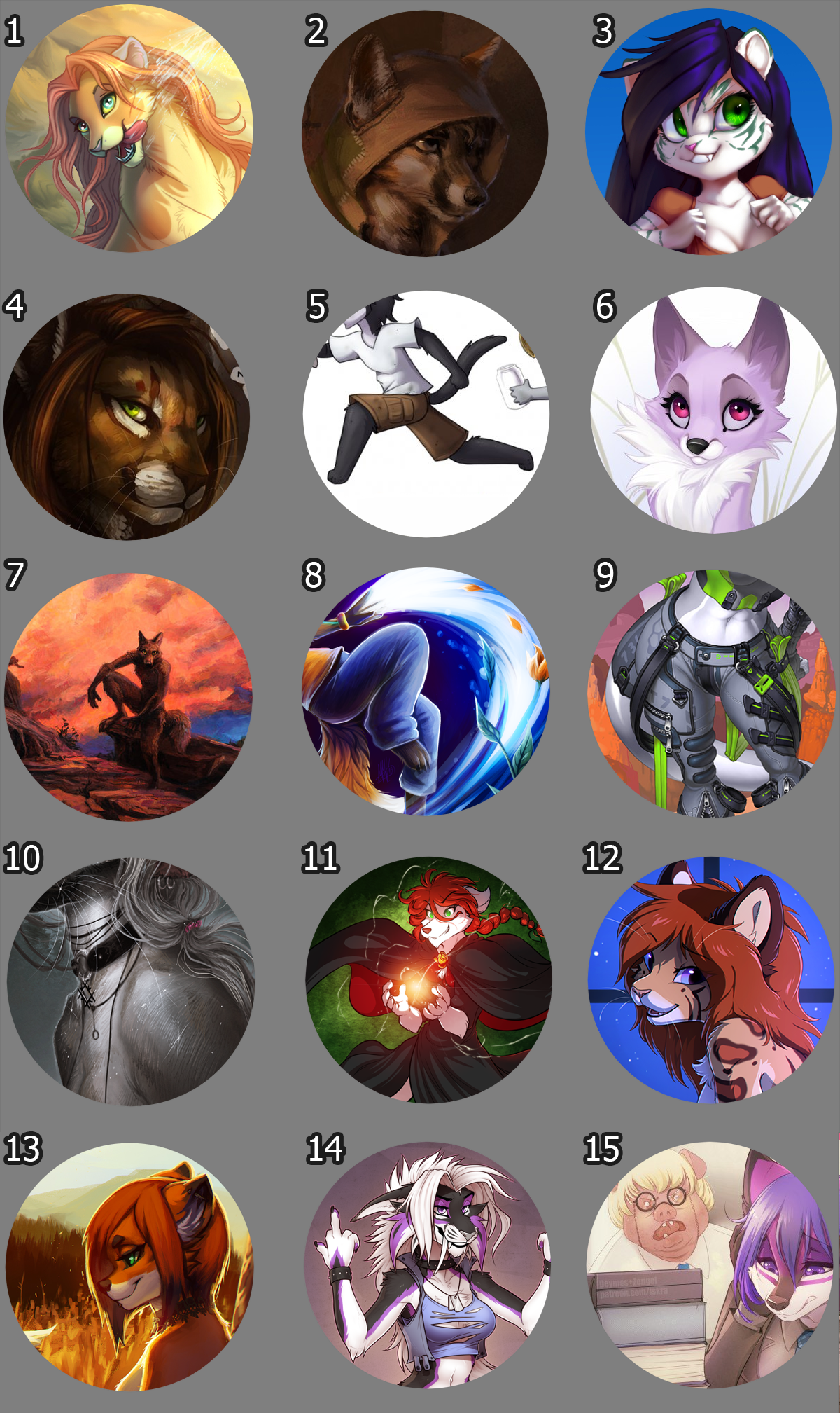 How well do you get to know furry artists? Part 2. - Furry, Art, Competition, Probably