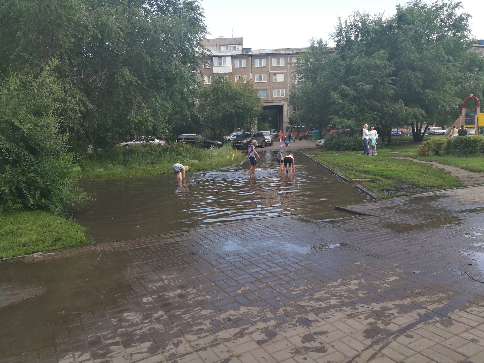 L-stormwater... - Omsk, Puddle