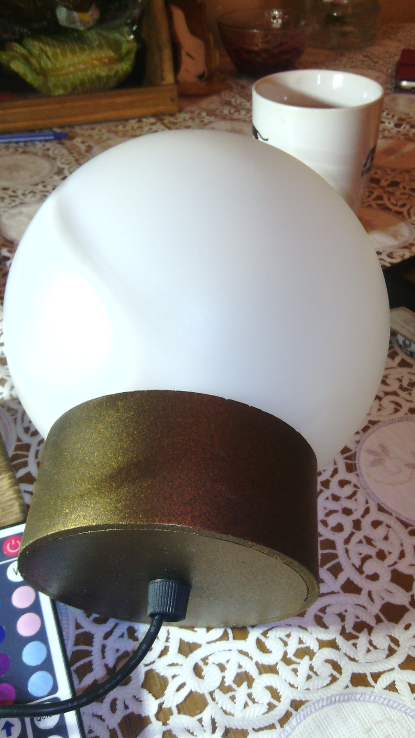 Lamp mood for you to discuss - My, With your own hands, LED lights, Handmade, Longpost