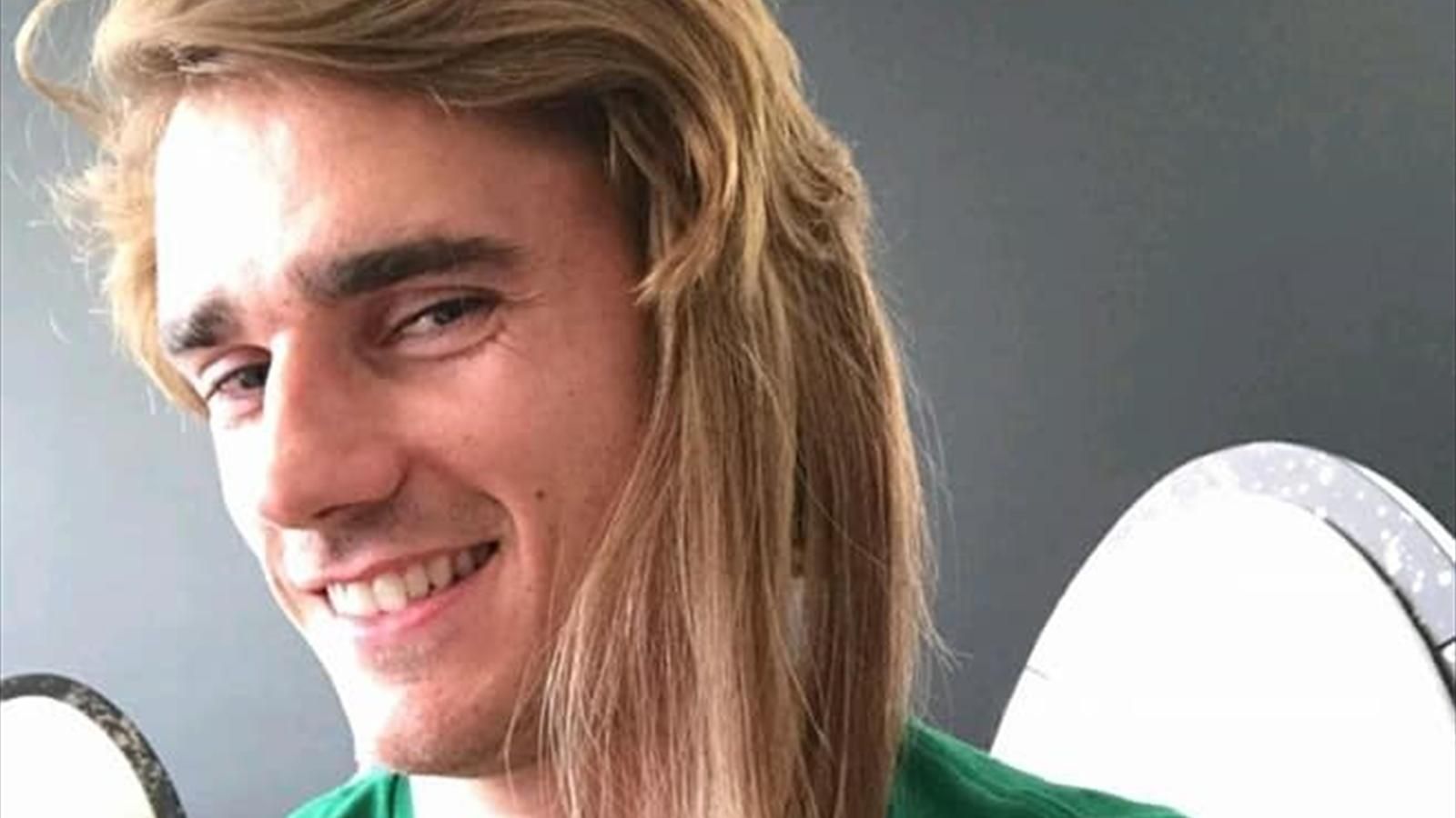 A selection of hairstyles of a famous football player - Brutality, Football, Antoine Griezmann, Longpost