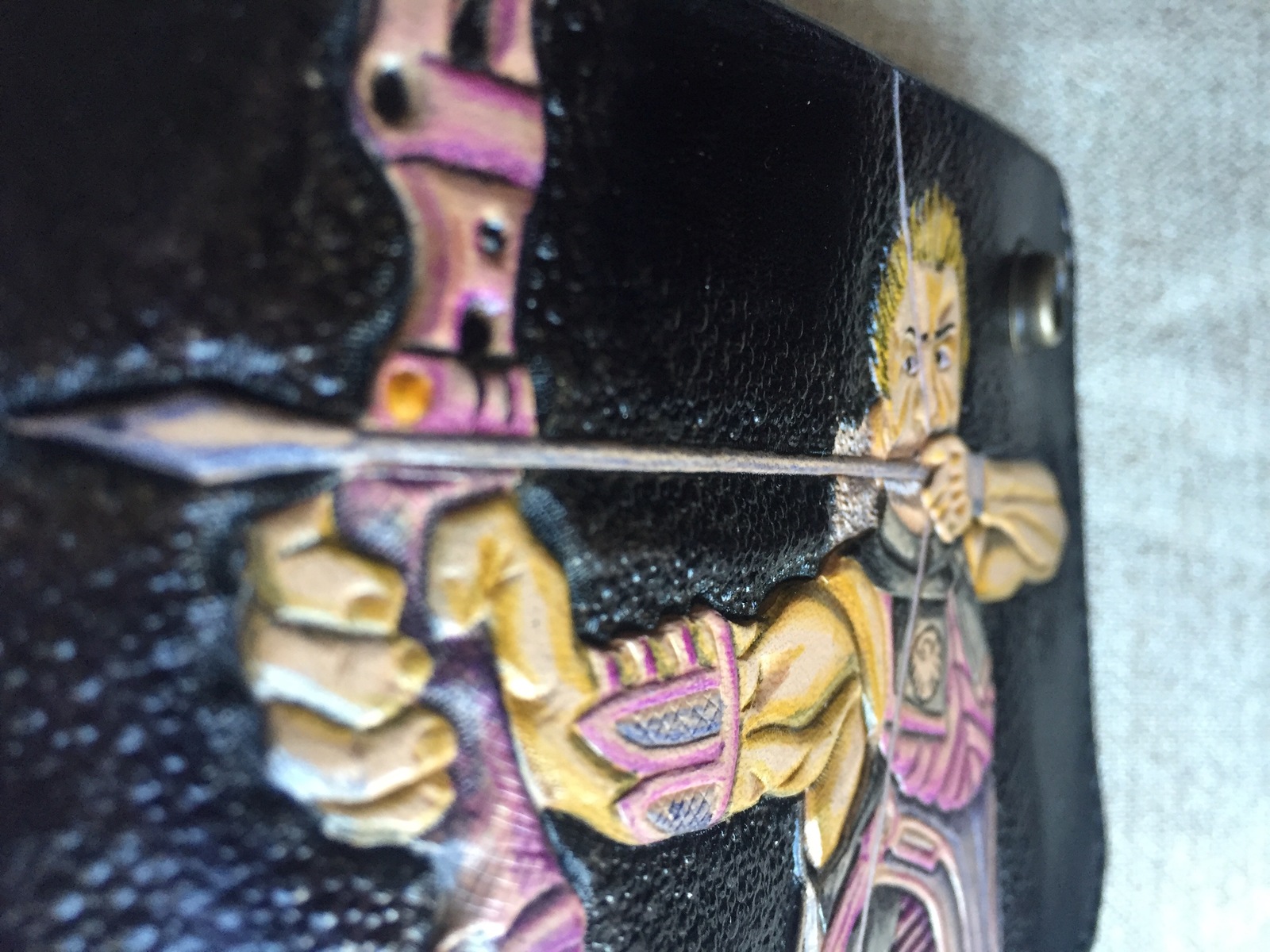 PURSE FOR ARCHER - My, Leather products, , Wallet, Presents, Leather, Hawkeye, Archers, Longpost