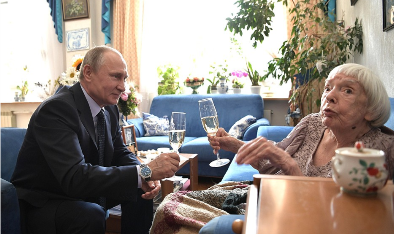 Congratulations to my grandmother on her 90th birthday. - Vladimir Putin, , Liberals, Politics, Humanity, Longpost