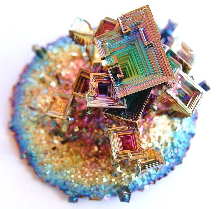 Natural bismuth (+ video) - Bismuth, Crystals, Nature, beauty, Interesting, Decoration, Metal, Diversity, Video, Longpost