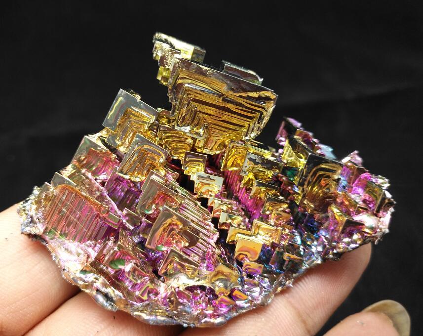 Natural bismuth (+ video) - Bismuth, Crystals, Nature, beauty, Interesting, Decoration, Metal, Diversity, Video, Longpost