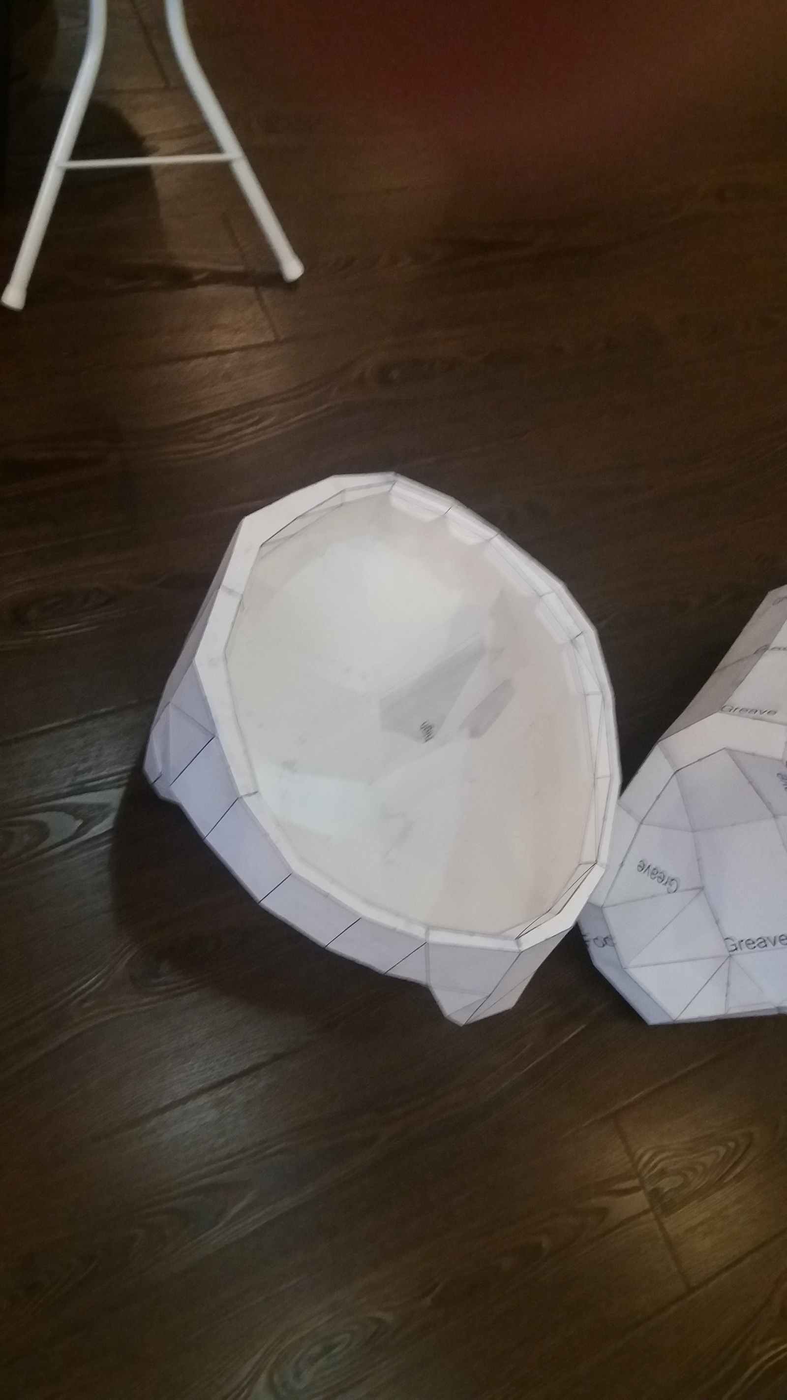 Paper modeling. Spacemarine armor. Part 3 - My, Pepakura, Paper modeling, Space Marine, Warhammer 40k, Papercraft, Longpost, 