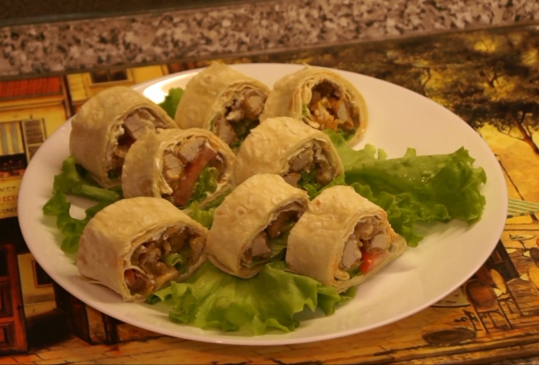 Mega Shavuha Roll in Chinese style or 2 in 1! - My, Shawarma, Food, Recipe, Cooking, Video recipe, Cook at home, Spices, Video, Longpost