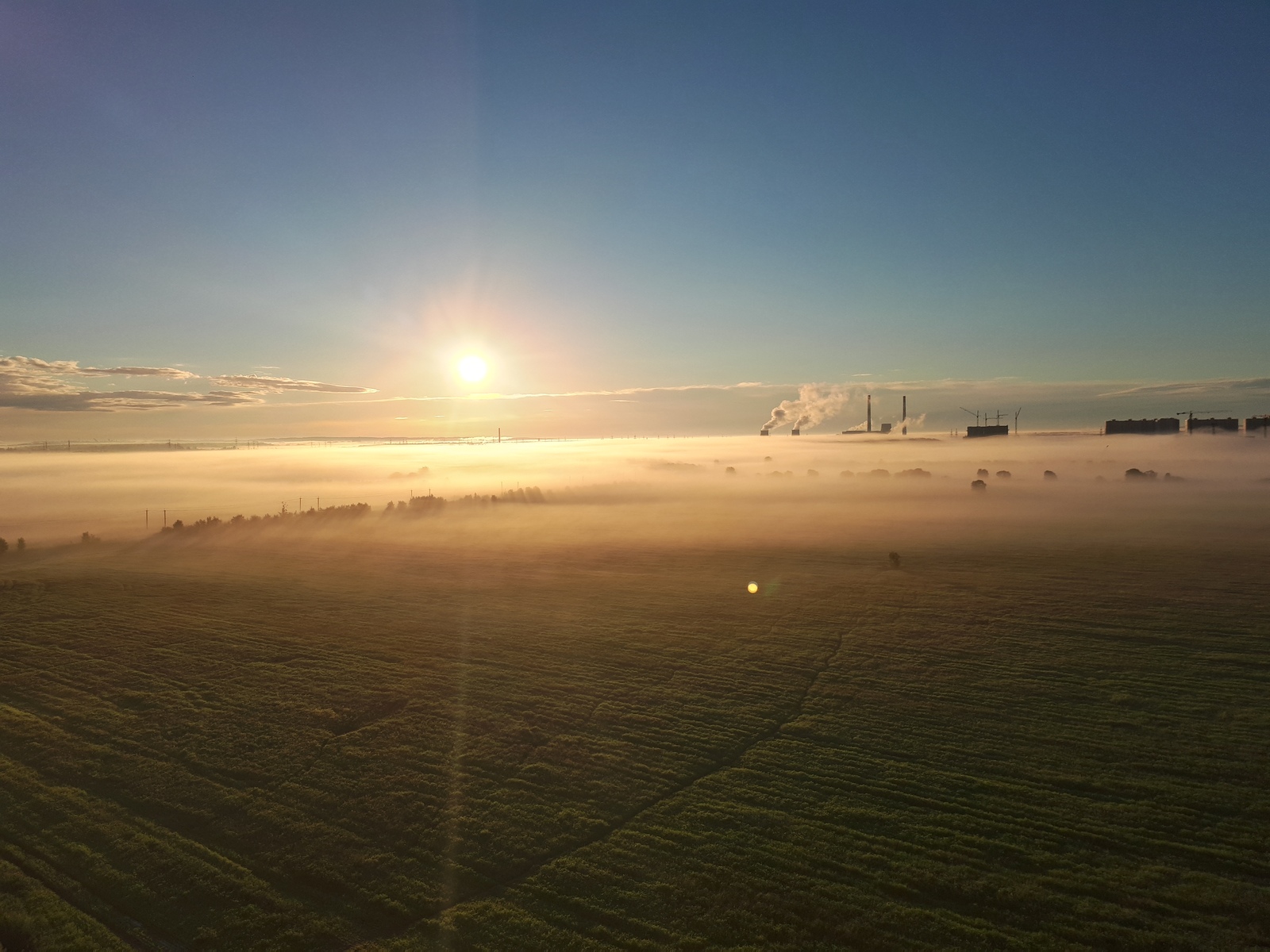 View from the balcony - My, Morning, View from the balcony