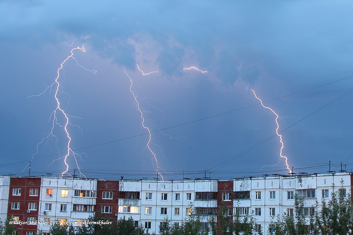 Пятничная гроза в Перми - Подборка, Фотография, Пермь, Гроза, Погода, Длиннопост