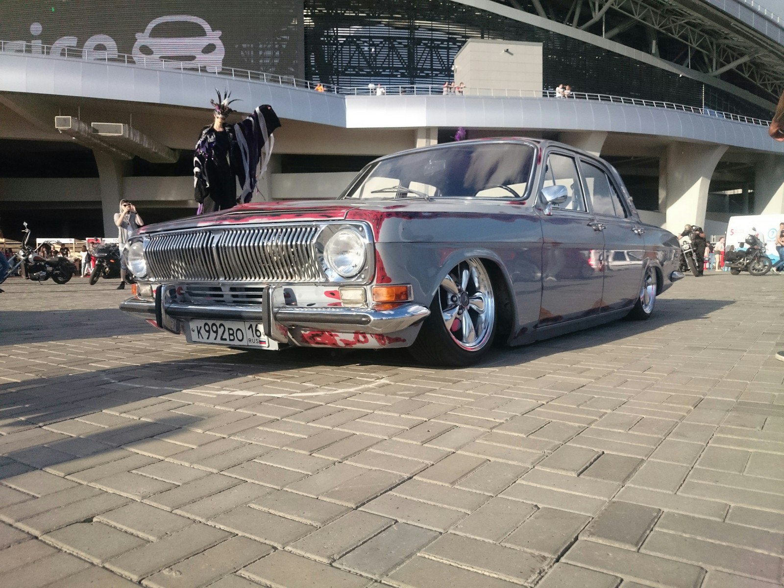 Exhibition of cars in Kazan Arena - My, Motorists, , Cool cars, Jdm, Lowrider, Longpost