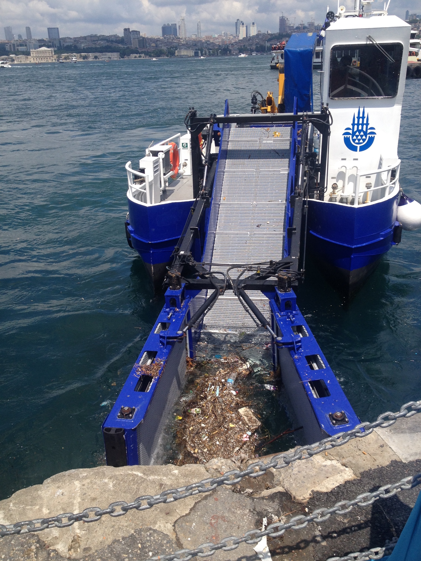 Cleaning works on the coast of the Bosphorus - My, Istanbul, Bosphorus, The photo, Longpost