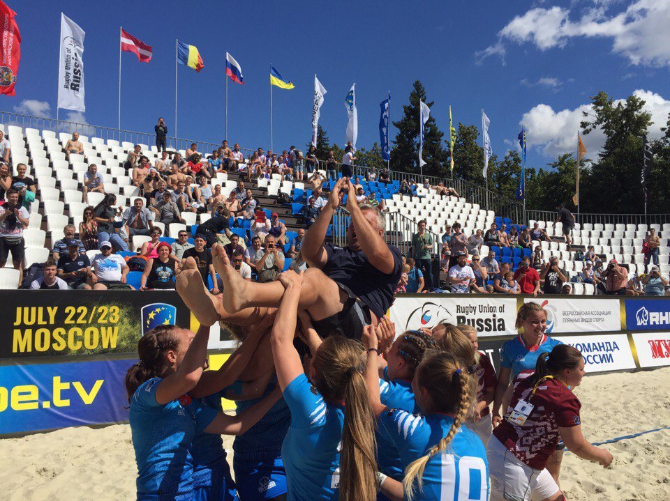 The Russian women's team is the European champion in beach rugby! - Rugby, Russian team, Che, Longpost