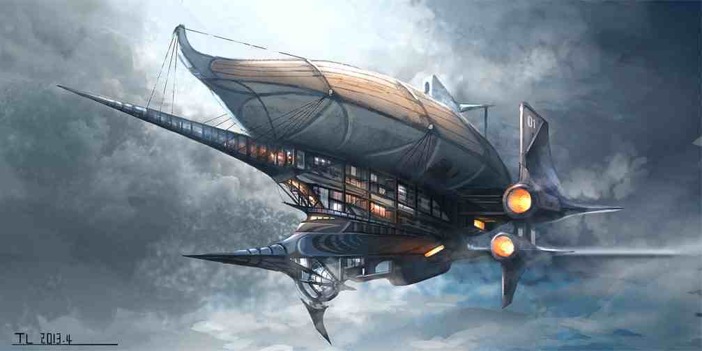 Day 6: Skyships - Ship, Steampunk, Longpost