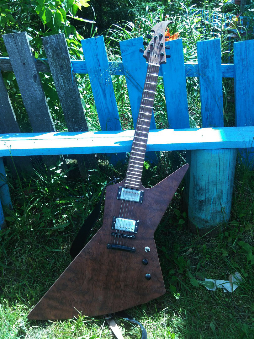 KL Explorer v 2.0 - My, Electric guitar, Rukozhop, Guitar, Craft, Handmade, Internet Explorer, Rock, Metallica, Longpost