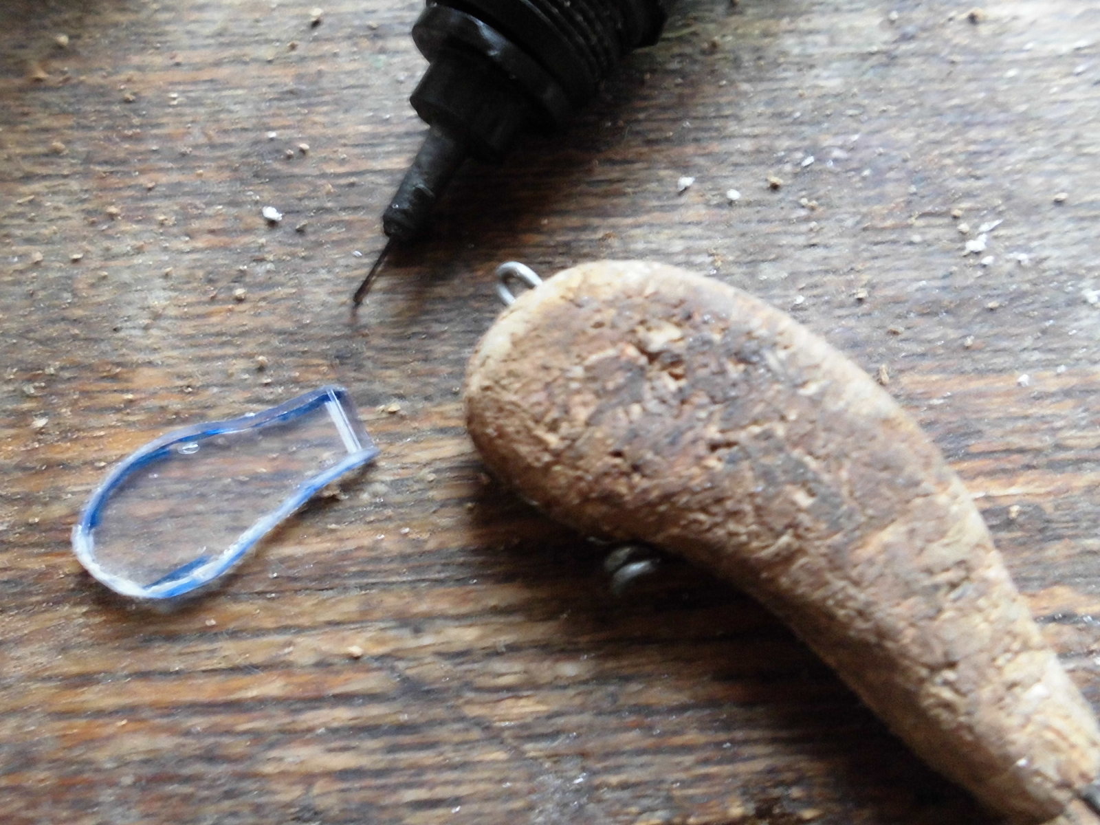 Do-it-yourself champagne cork wobbler. - Fishing, Relaxation, Wobbler, Homemade, Longpost