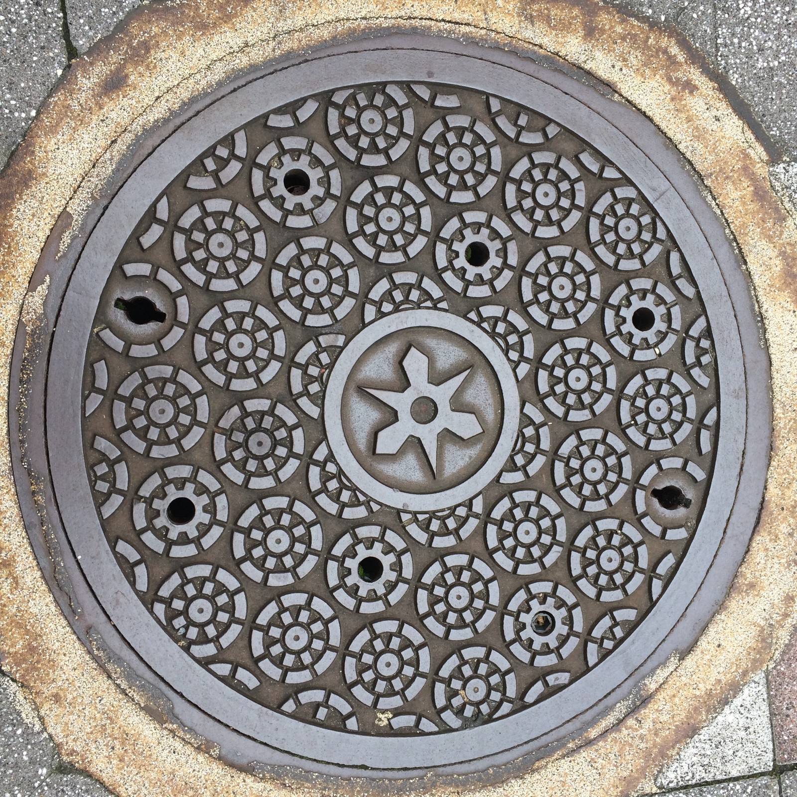 We look under our feet: sewer manholes of Japan - My, Japan, Under your feet, ordinary things, Luke, Travels, Osaka, Kyoto, Longpost