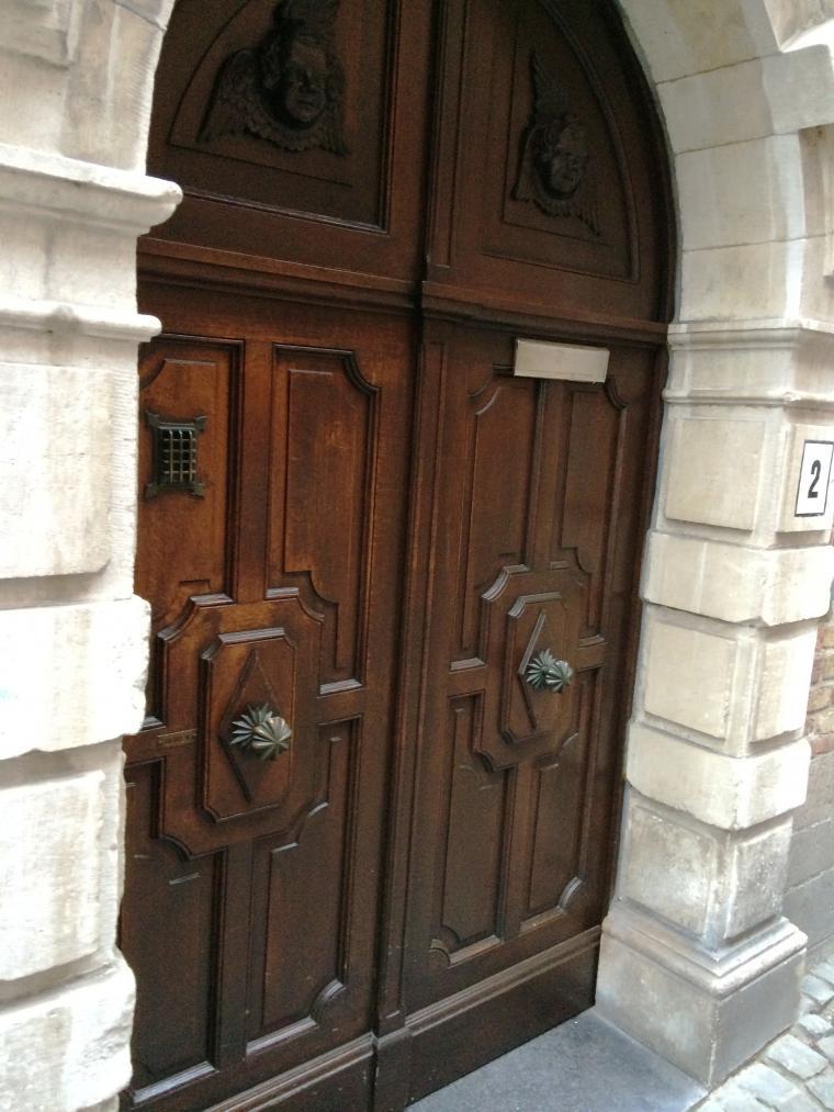 Belgium details: beautiful doors and door handles - My, Belgium, Bruges, Brussels, Door, Door knob, , , Longpost