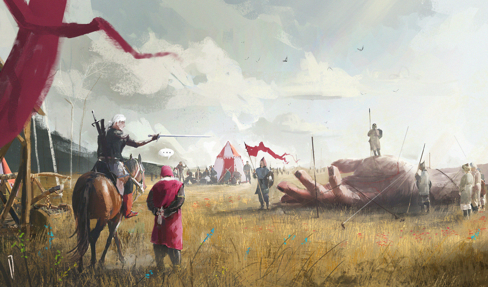 The witcher - Witcher, The Witcher 3: Wild Hunt, Geralt of Rivia, Art, Ismail Inceoglu