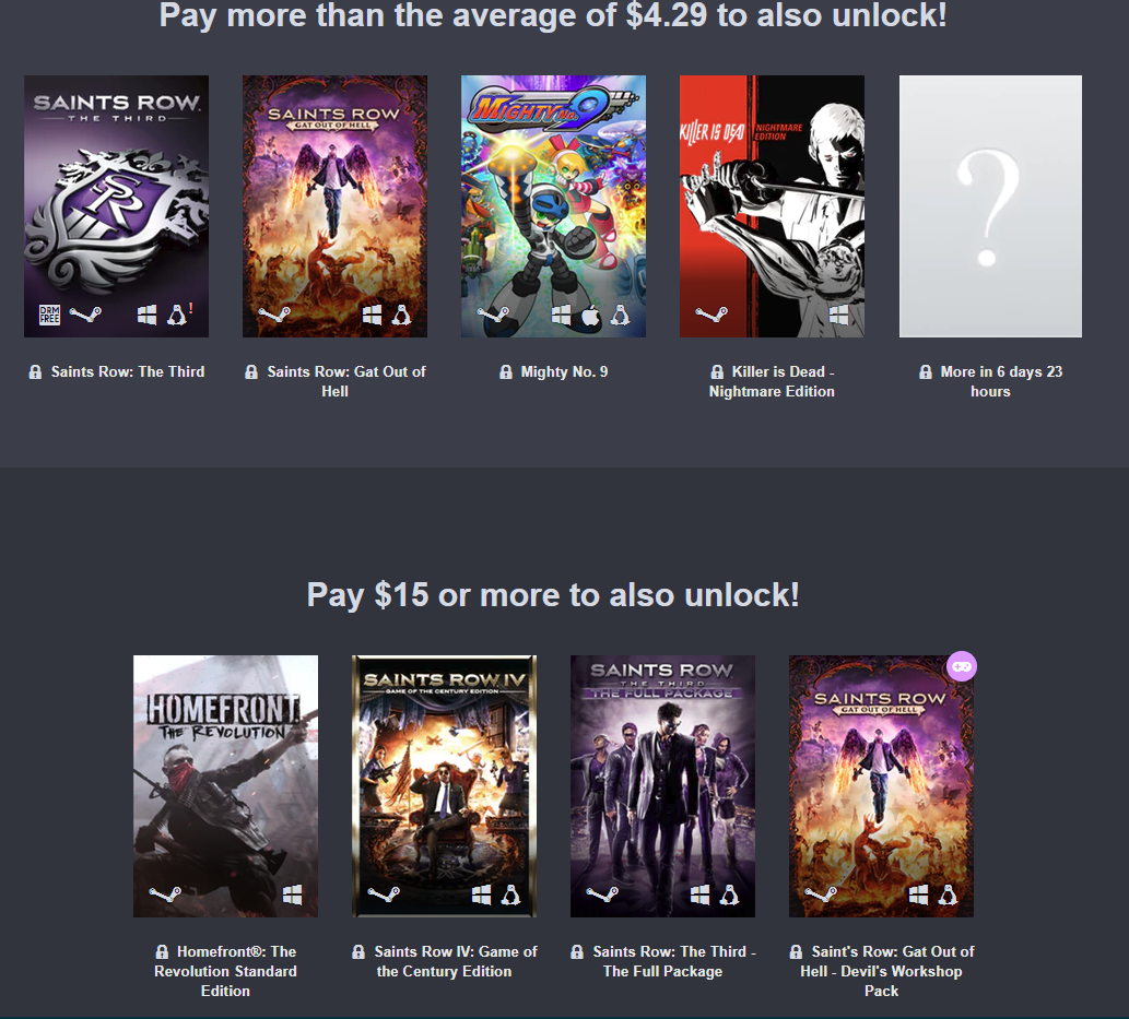 Humble Bundle от DeepSilver - Humble Bundle, Steam, Deep Silver, Saints Row, Risen 3, Homefront, Выгодное предложение, Risen 3: Titan Lords