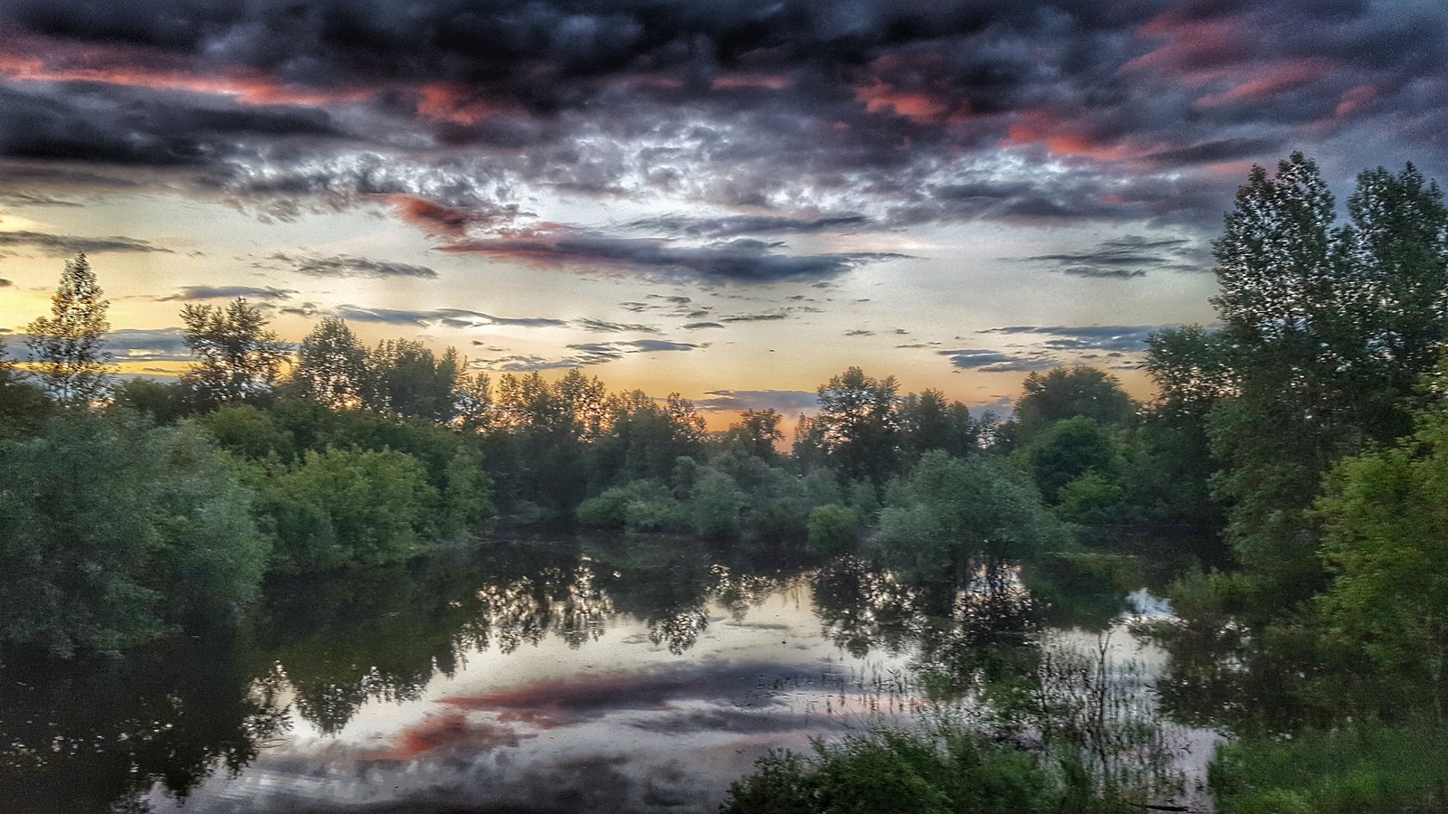 Evening - My, Sunset, Path, River, The photo, Evening