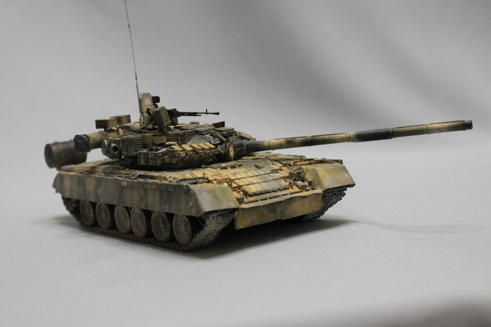 Вторая модель, Т-80БВ - Моё, т-80, Моделизм, 1:35, Trumpeter, Длиннопост