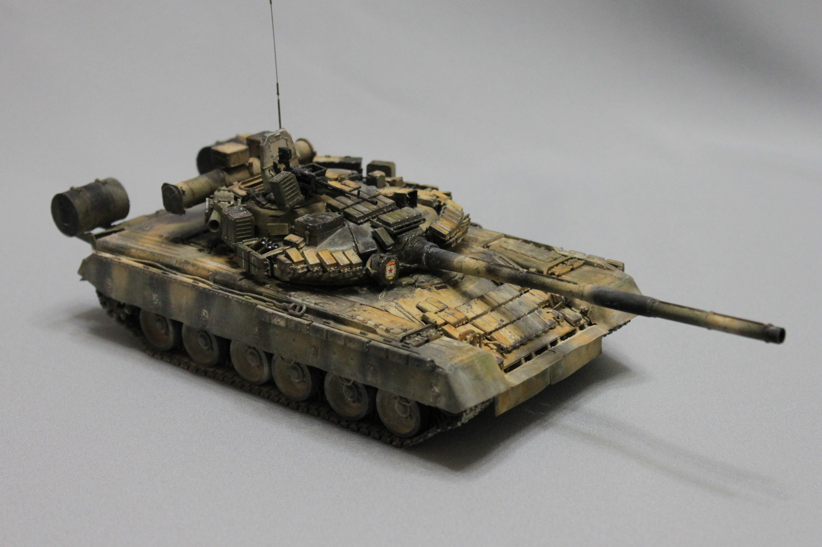 Вторая модель, Т-80БВ - Моё, т-80, Моделизм, 1:35, Trumpeter, Длиннопост