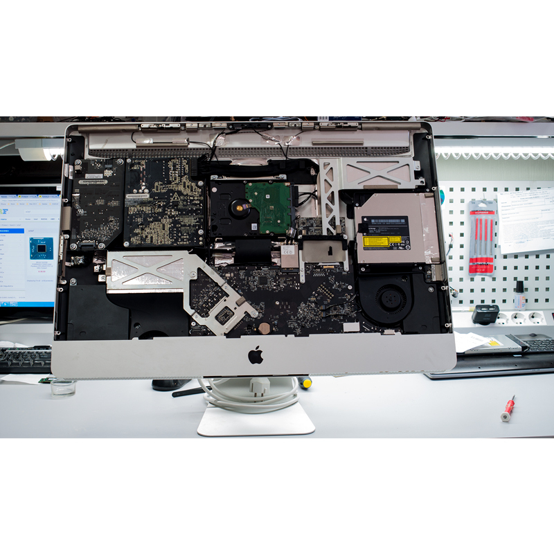 Ремонт моноблока Apple iMac A1312 - Моё, Imac, Apple, A1312, 216-0811000, Radeon HD 6970, Замена видеочипа, AMD Mobility, Ремонт моноблока, Длиннопост, Видеочип, Ремонт