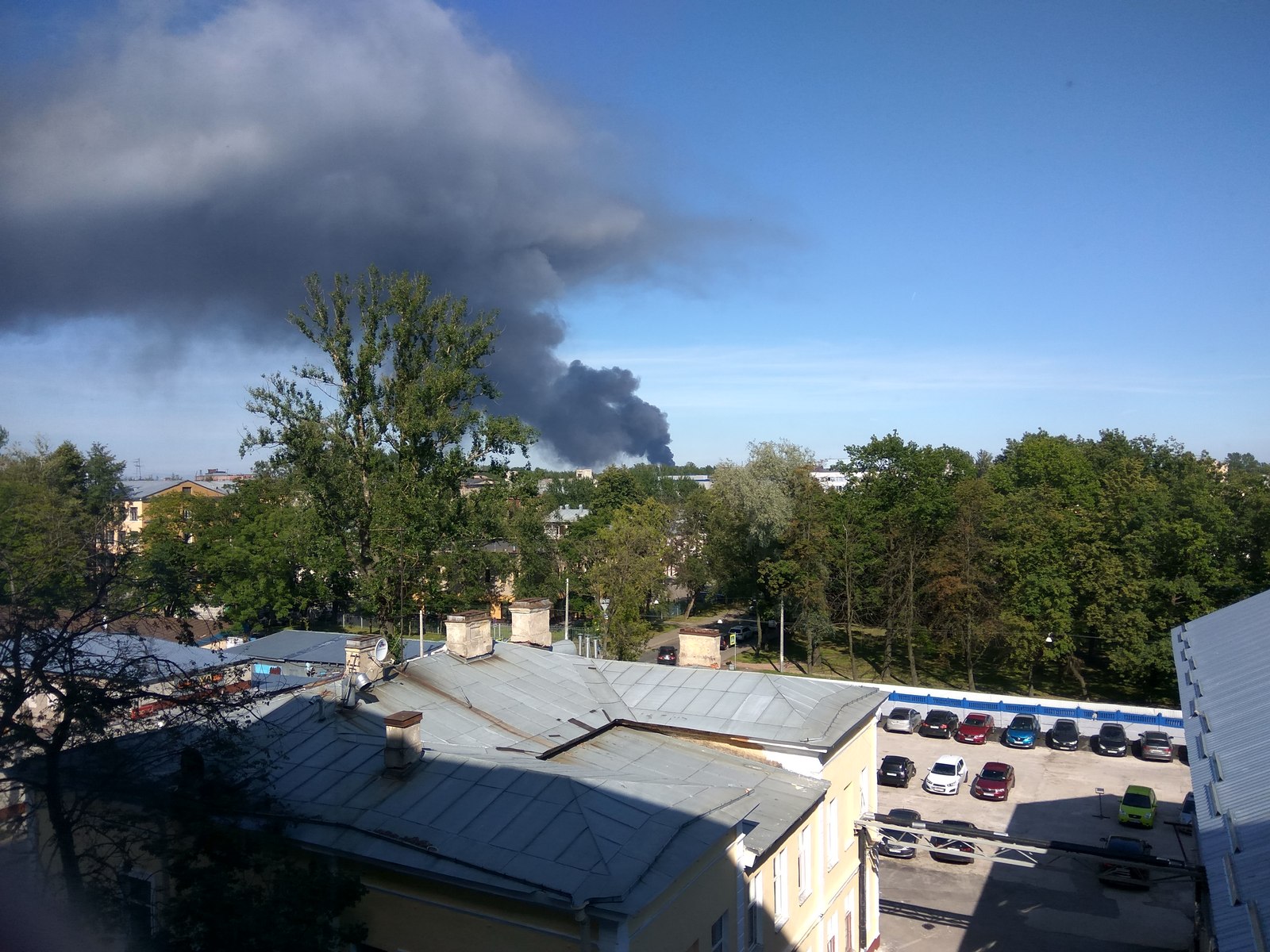 Fire in St. Petersburg - My, Fire, Saint Petersburg, Is burning, What's this?