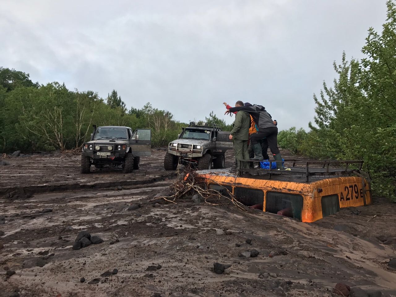 Дождик, продолжение. - Offroad, Камчатка, Сель, Дождь, Длиннопост