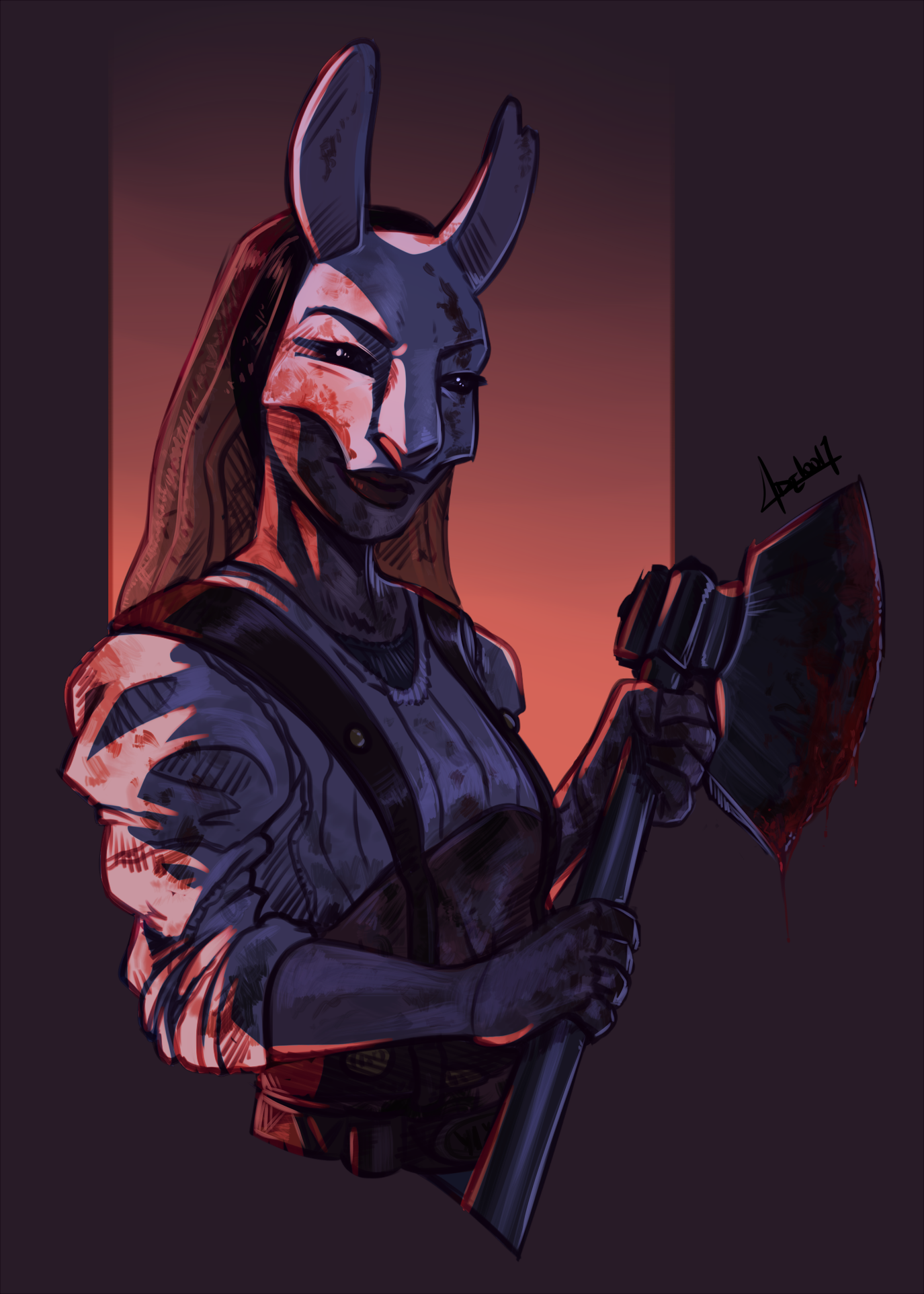 New maniac in Dead by Daylight - Huntress - Dead by daylight, Maniac, Huntress, Games, Anna the huntress