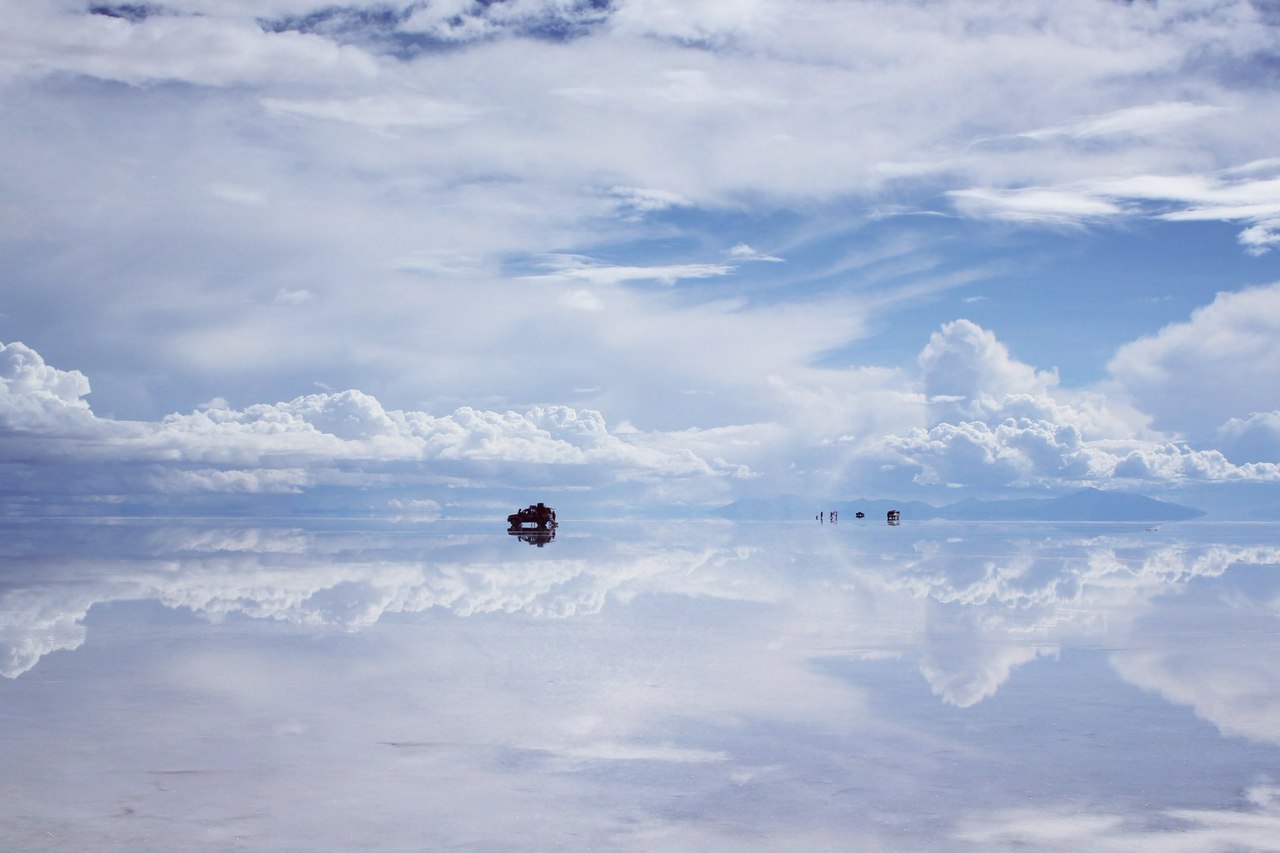 Bolivia, Uyuni. - My, Bolivia, Travels, Salt marsh, Lake, The end of the world, Longpost