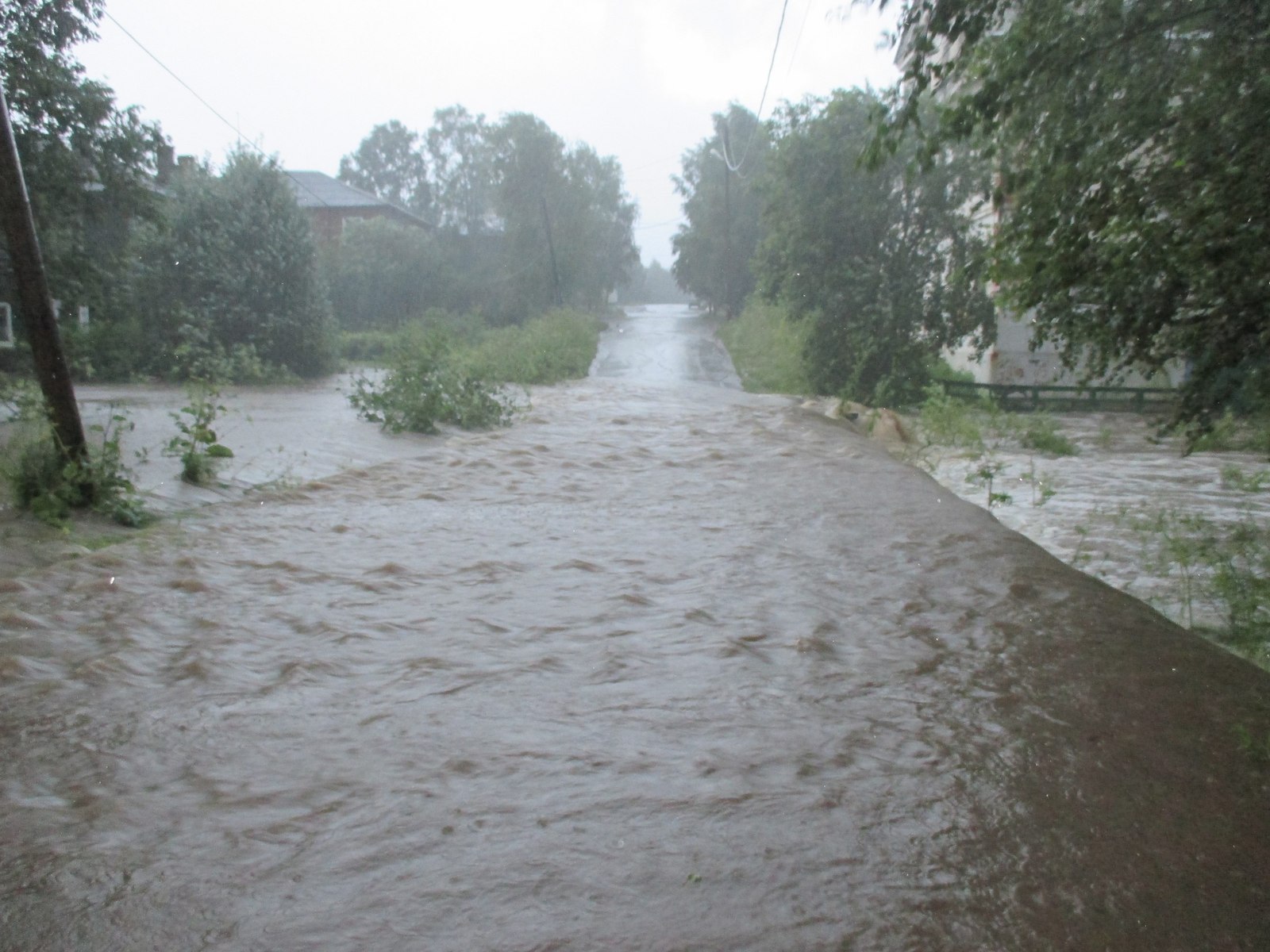 State of emergency in the city of Vytegra, Vologda region - My, Vytegra, Emergency, , Bad weather, Longpost