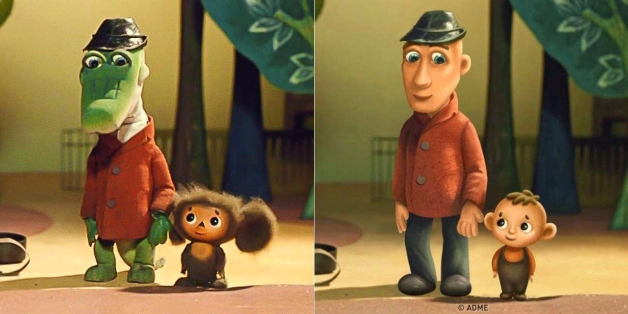 From this angle, Gena looks more like a pedophile. - Soyuzmultfilm, Creation, Gena and Cheburashka