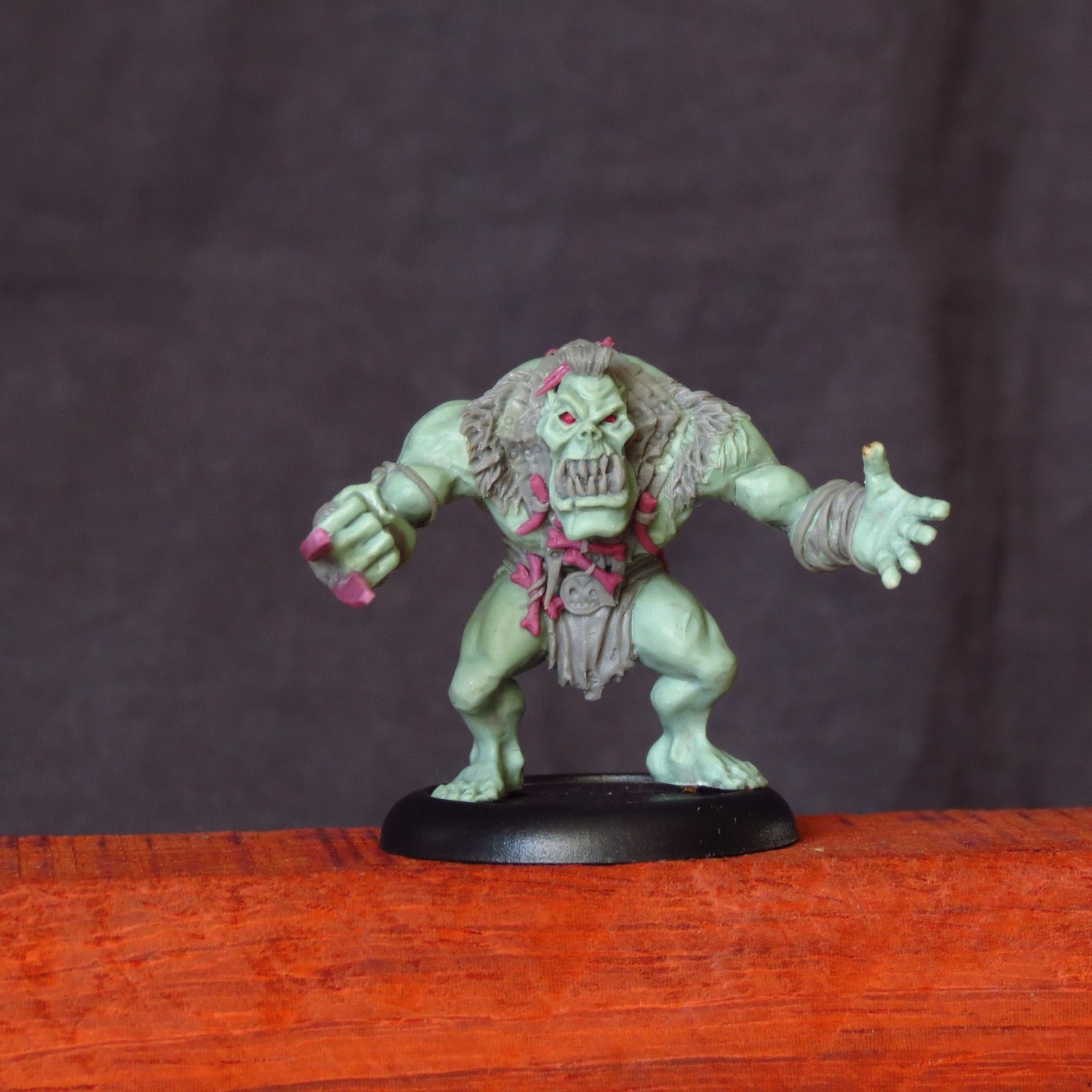 New blitzer miniature for the Toa Orcs team (ex Maori Orcs) - Sculpture, Blood Bowl, Wh miniatures, Warhammer fantasy battles, Polymer clay, Longpost