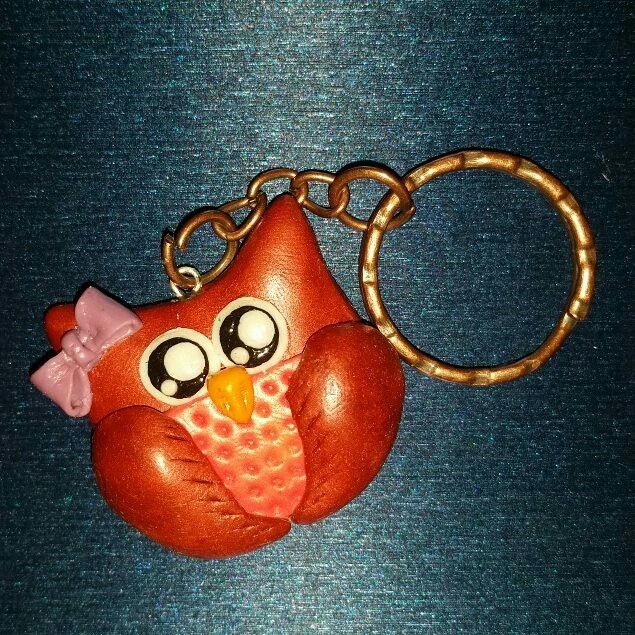 Owls keychains - My, Polymer clay, Handmade, Owl, Order, Longpost