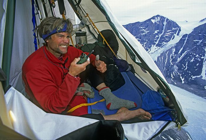 How do climbers sleep? - Climber, The mountains, Longpost, Mountaineering