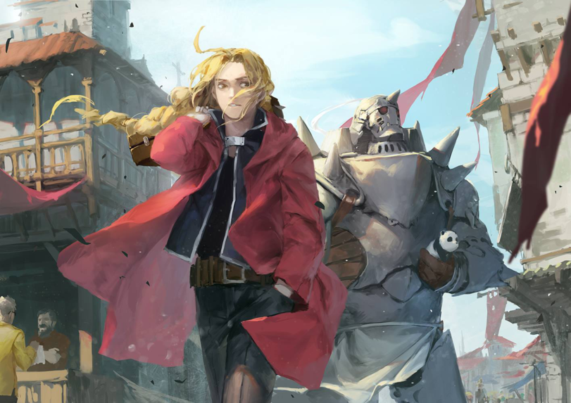 Fullmetal alchemist - Anime art, Anime, Fullmetal alchemist, Edward elric, Alphonse elric, 