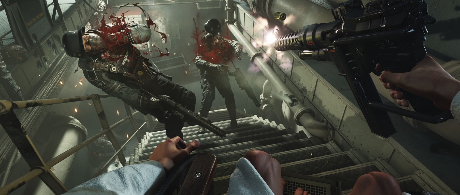 The shooter Wolfenstein II: The New Colossus will take into account the choice of players from the first part - news, Games, Wolfenstein, Trailer, Gameplay, The New Colossus, Bethesda, Video, Longpost