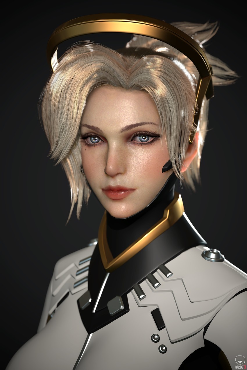 Overwatch art - Overwatch, Mercy, Blizzard, Games, Longpost, Art, Game art