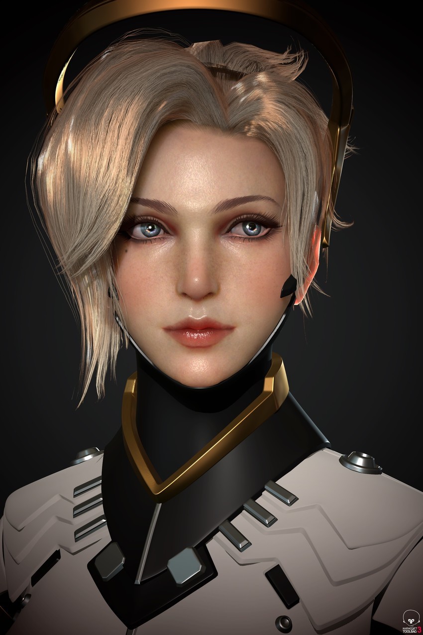 Overwatch art - Overwatch, Mercy, Blizzard, Games, Longpost, Art, Game art